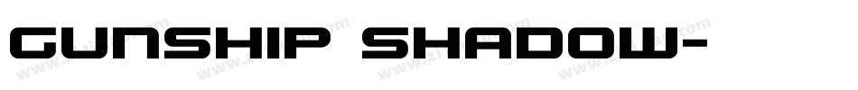 Gunship Shadow字体转换